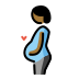 pregnant person, medium-dark skin tone